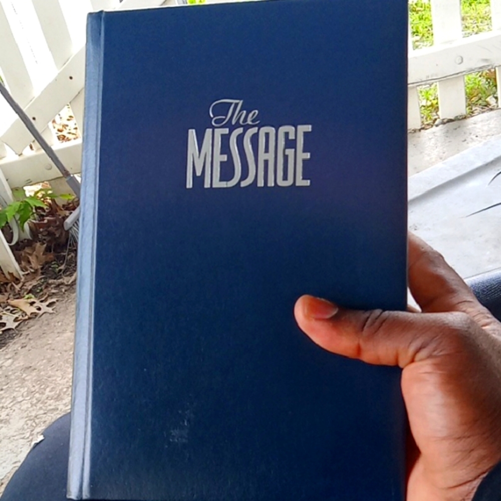 The Message Blue Hardcover Numbered Edition Bible